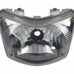 HEAD LIGHT ASSEMBLY WITH OUT BULB HOLDER & PARKING WITH DUST CAP (UNO MINDA)