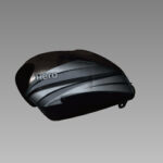 Set Fuel Tank Assembly (Black with Silver Strip) For Hero Splendor Pro