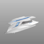 SET LEFT BODY COVER (PEARL SILVER WHITE EX SPARKLE ME.) | Maestro EDGE BSVI | HERO