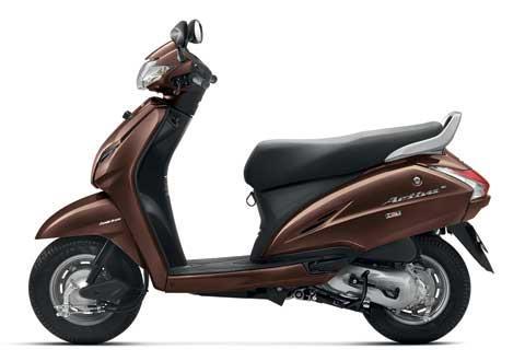 COVER FRONT HANDLE MAJESTIC BROWN METALLIC HONDA ACTIVA 3G HET