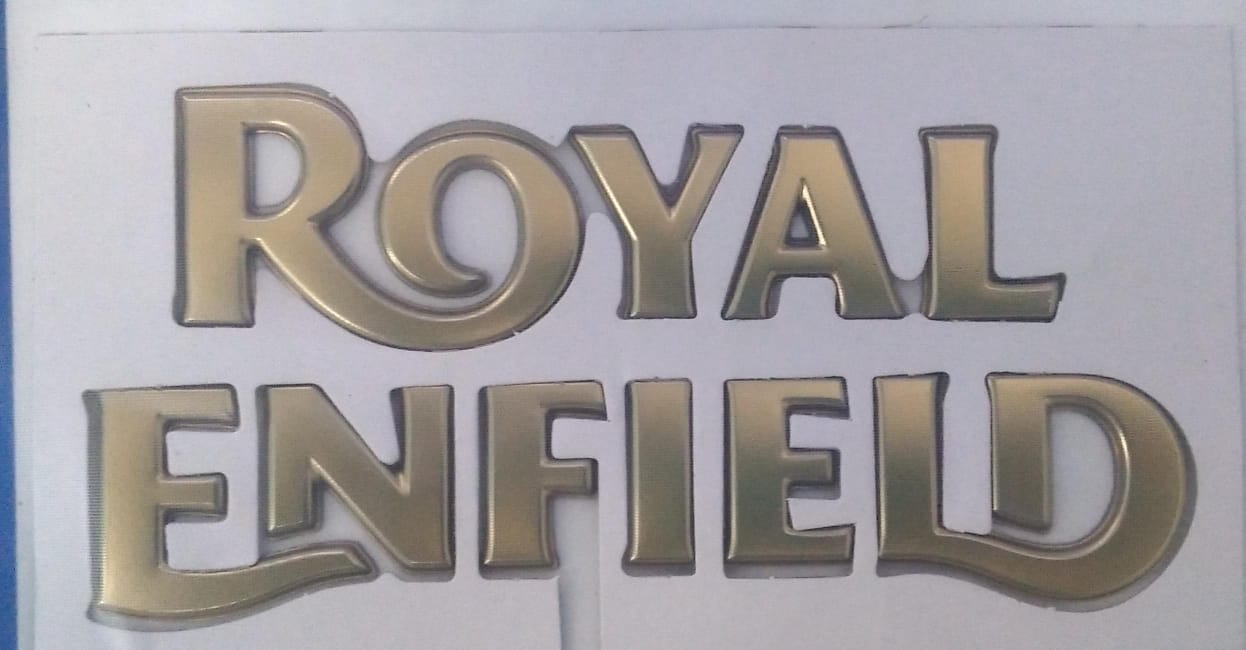 Royal Enfield Tank Sticker Type 1 - Set of 2 (Left and Right) - Dug Dug  Motorcycles