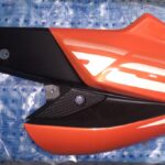 Fuel Tank Cover Right Side Fiery Orange For Bajaj Pulsar NS 125