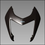 Set Fr Visor Black For Hero Impulse