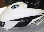 Fuel Tank Top Cover Pearl Metalic White For Bajaj Pulsar NS200 BS6