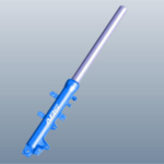 Front Fork Assy Right Side (Vibrant Blue Me) For Xtreme 160R |  Xtreme 160 4V | Hero