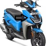 Cover Front Right Polestar Blue For Hero Xoom 110