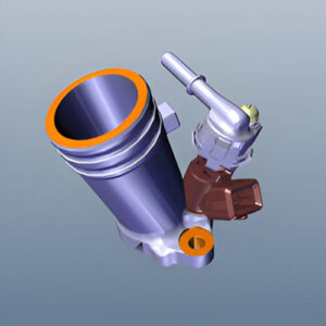 Pipe Comp Inlet Assy HF Deluxe | Passion HZ FI | HF 100 OBD
