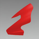 Side Cover Left Front Cowl Candy Blazing Red R 195C For Hero Achiever 150