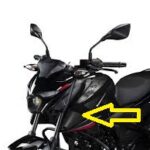 Tank Flap Left Side Black For Bajaj Pulsar N150
