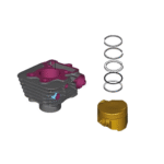 Cylinder Block With Piston For Bajaj CT125X