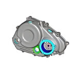 Clutch Cover Satin Black Assly For Bajaj Pulsar NS160