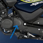 Engine Cover Comp Left Rear For Honda SP125