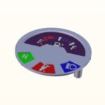 Fuel Meter Comp For Hero HF 100 | HF Deluxe