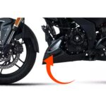 Belly Pan Top Left Hand Gloss Brkyn Black Dec K17 For Bajaj Pulsar F250 | Pulsar N250 | Pulsar N160
