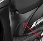 Center Cover NH 1 Black For Honda Activa 125