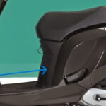 Center Cover NH 1 Black For Honda Aviator