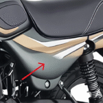 Side Cover Left Mat Wild Green with Yellow Decall For Bajaj CT100 | CT110