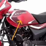 Fuel Tank CW Red W Decall For Bajaj Platina 110 H Gear