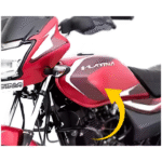 Fuel Tank White Decall W Mat Red For Bajaj Platina 110 Disc