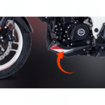 Belly Pan Left Hand Perl Mat Wh S Black Decall For Bajaj Pulsar NS200