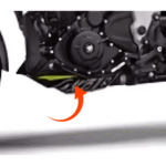 Belly Pan Left Side Pewter Grey For Bajaj Pulsar NS400Z