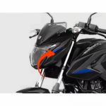 Headlamp Fairing Left Side Ebony Black Blue Decall For Bajaj Pulsar P150