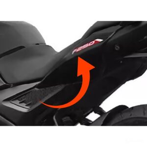Seat Cowl Left Hand Closs Techno Black Dec K17D For Bajaj Pulsar F250