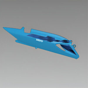 Cowl Right Side Black NH1 TYPE 2 For Hero Glamour
