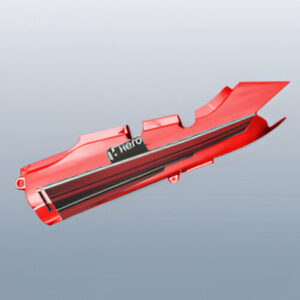 Cowl Rear Left Side Sports Red For Hero Passion HZ