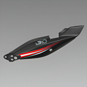 Cowl Left Side Sports Red For Hero Passion Pro | Passion Pro iBS