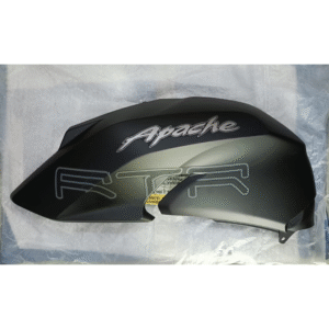Cover Tank Fuel Outer Left Side Tapeset Matte Black For TVS Apache RTR 200 4V