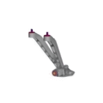 Pillion Holder Right Hand Satin Silver For Bajaj Pulsar P150