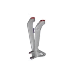 Pillion Holder Left Hand Satin Silver For Bajaj Pulsar P150