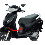 Center Cover NH 1 Black For Honda Activa