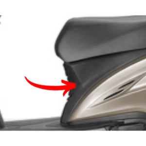 Cover Center Black NH 1 For Honda Activa