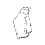 Inner Cover NH 1 Black For Honda Activa