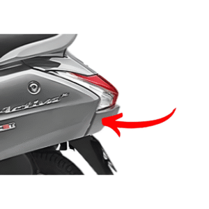 Center Lower Rear Cover NHA04M For Honda Activa