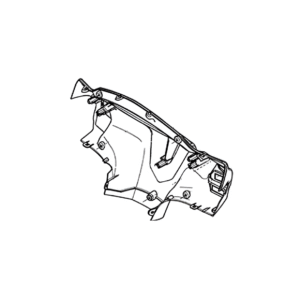 Handle Rear Cover Comp NH 1 Black For Honda Activa