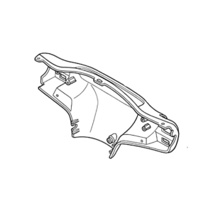 Handle Cover Rear NH186R Steel Gray For Honda Activa