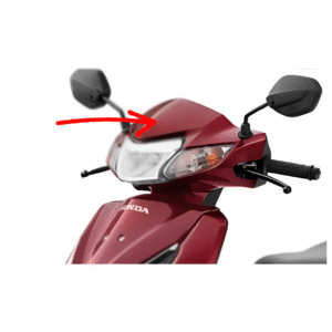 Handle Front Cover R329M Rebel Red Metallic For Honda Aviator