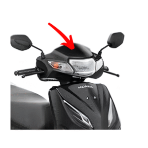 Handle Front Cover NH 1 Black For Honda Activa