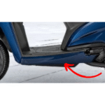 Cover Left Side Trim Metallic Blue For Honda Activa
