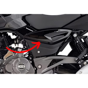 Side Cover Platinum Silver Left Side For Bajaj Pulsar 125 | Pulsar 150 | Pulsar 180F