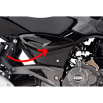 Side Cover Platinum Silver Right Side For Bajaj Pulsar 125 | Pulsar 150 | Pulsar 180F
