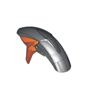 Front Fender White Decall K4 For Bajaj Pulsar NS200