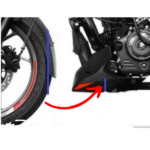 Belly Pan Left Hand Ebony Black For Bajaj Pulsar P150 | Pulsar N150